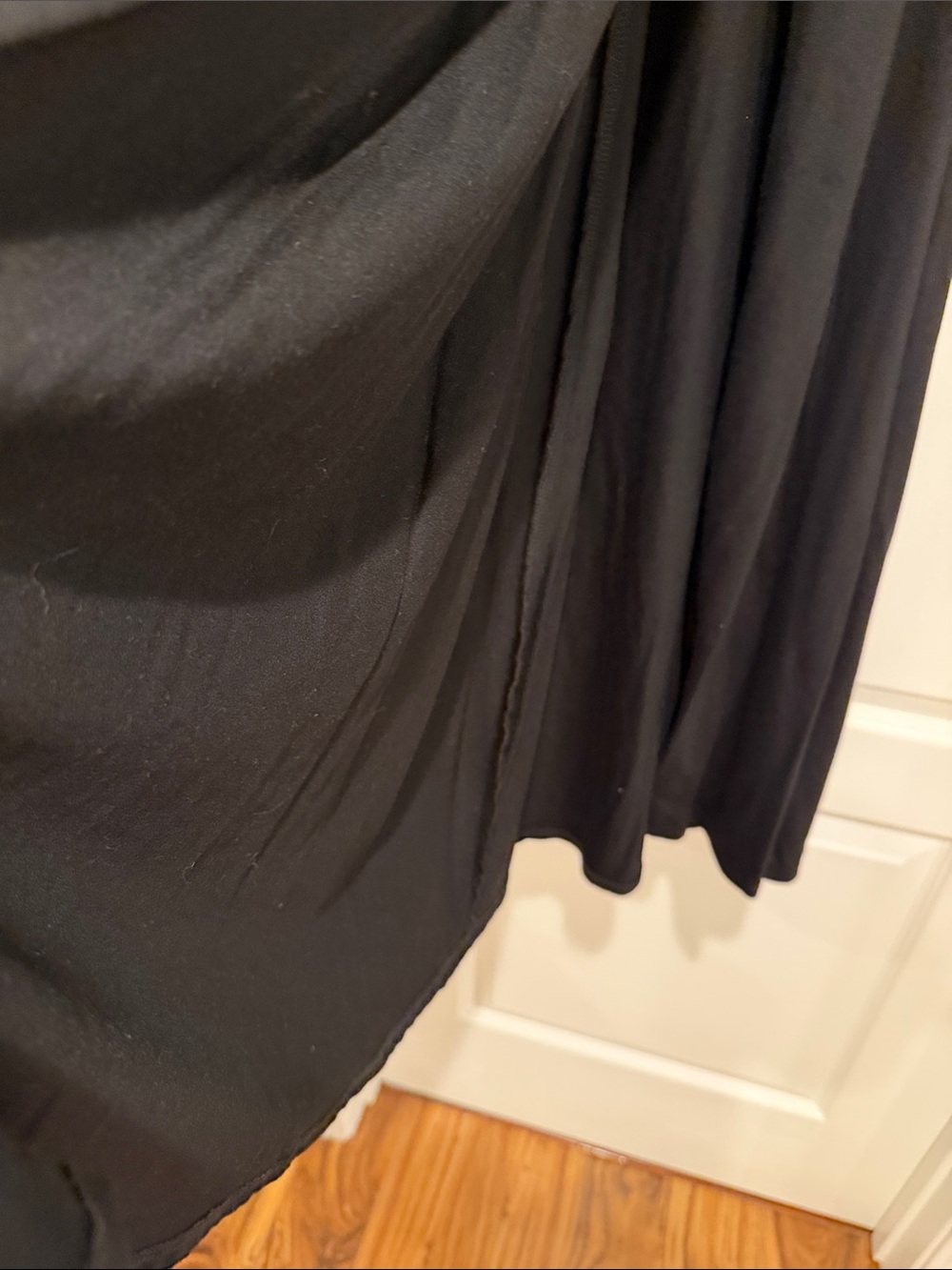 Reformation Black Wrap Dress Size Medium - Picture 8 of 9
